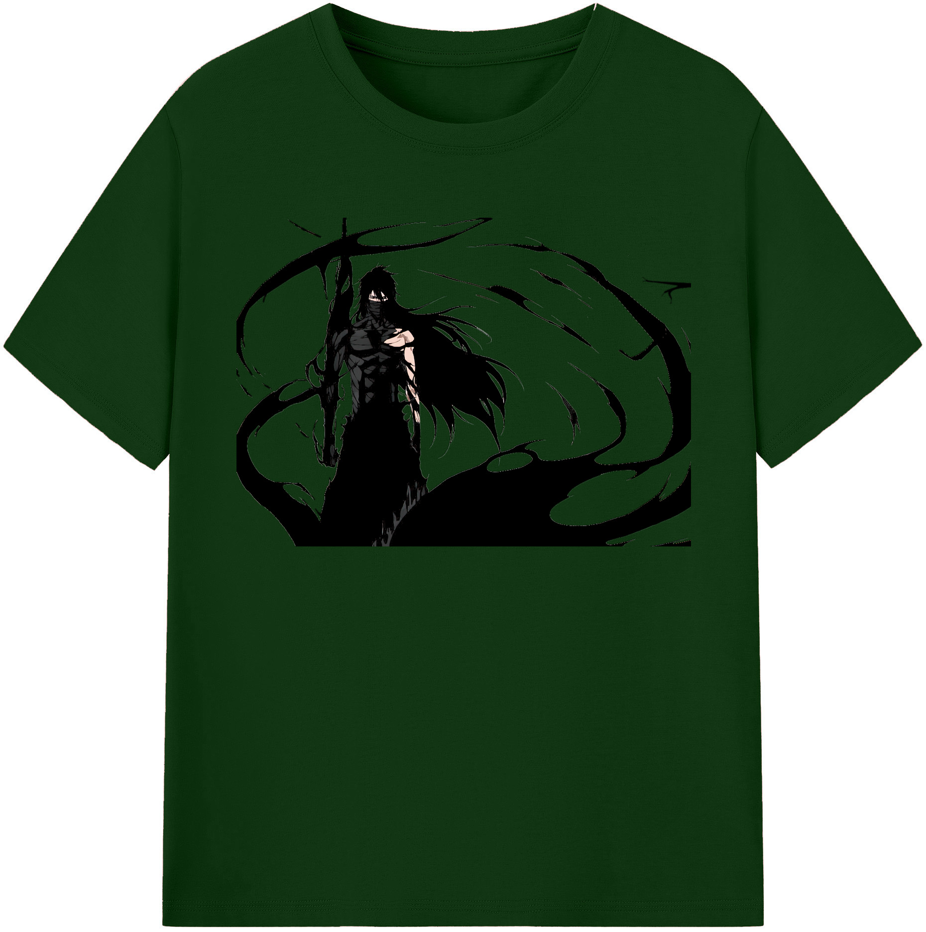 （画像用） ブリーチ 黒崎一護（くろさき いちご）BLEACH Kurosaki Ichigo 綿100％半袖Tシャツ（フロントプリント）
